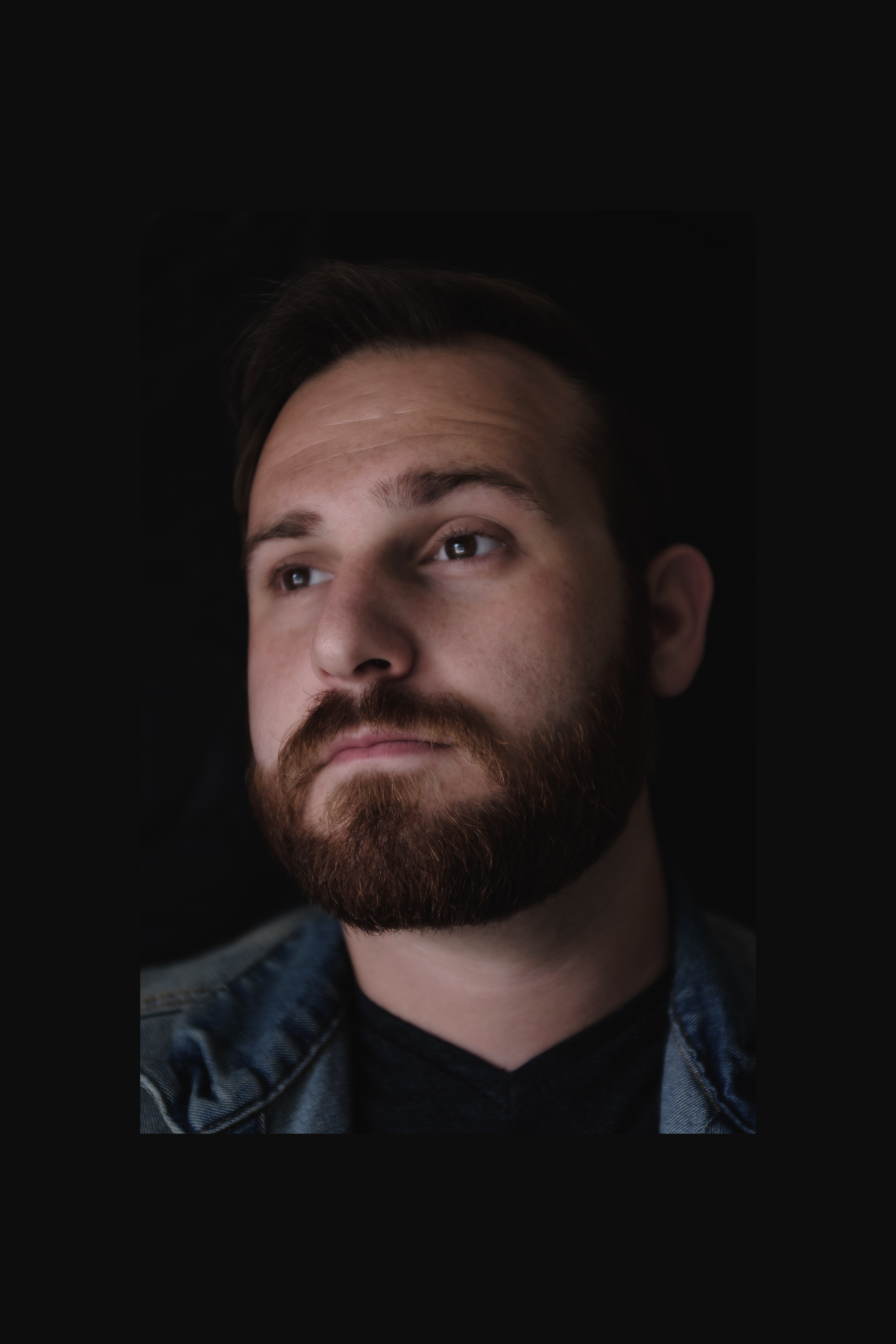 New headhsot with matte background