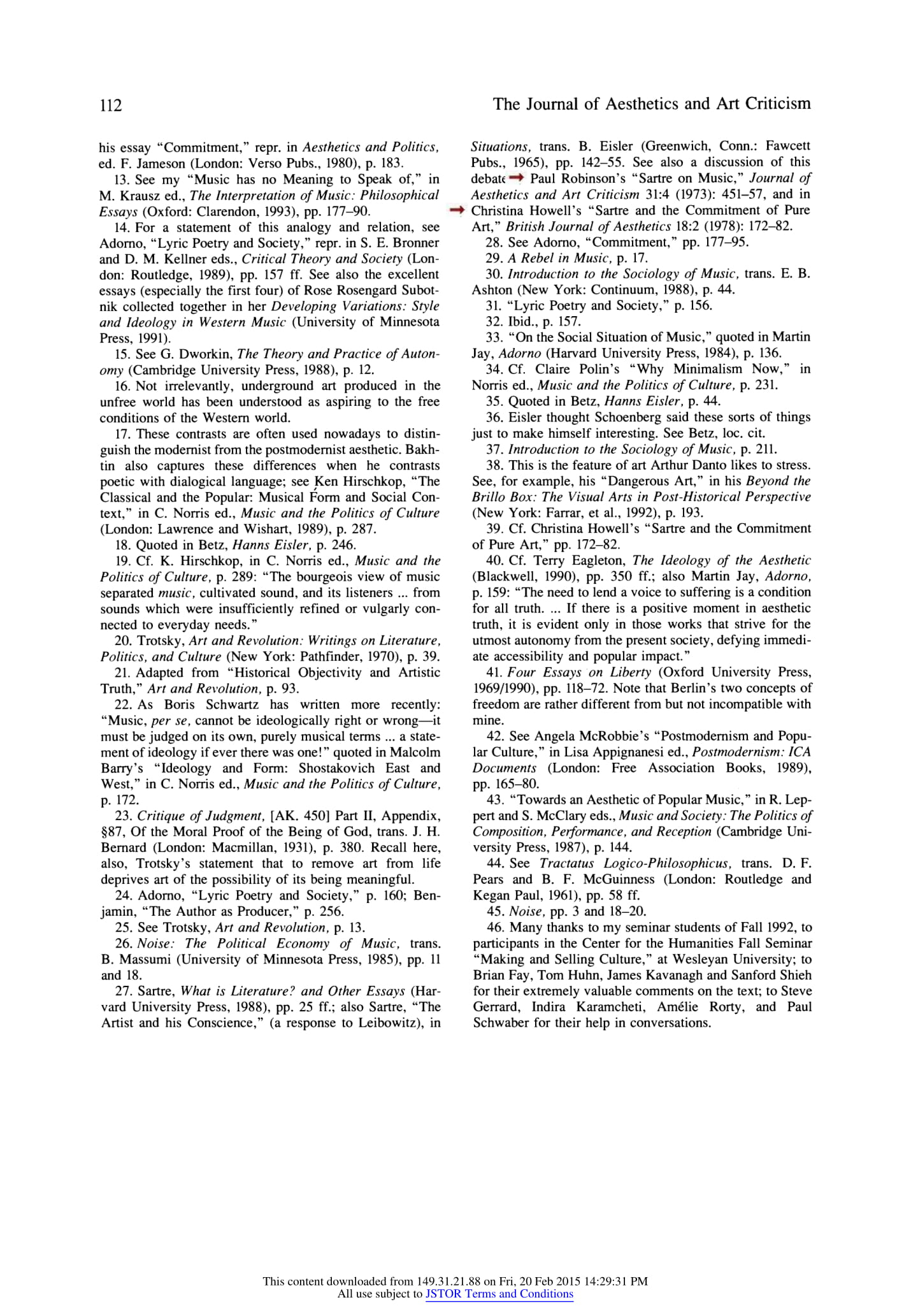 Political Music And The Politics Of Music Tsdca